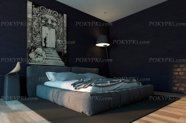 Кровать Латона с мягкой спинкой Кровать Латона с мягкой спинкой