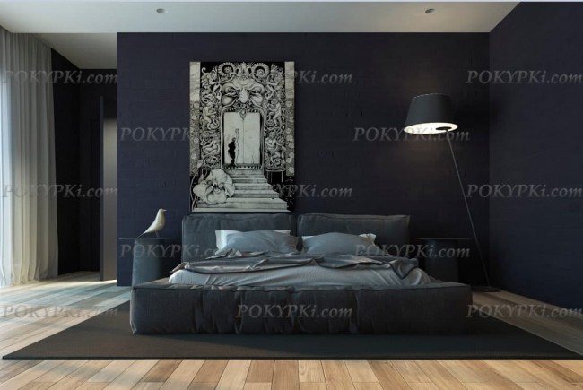 Кровать Латона с мягкой спинкой Кровать Латона с мягкой спинкой