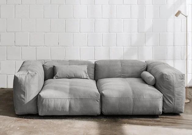 Модульный диван Фиджи 2-х секционный большой и глубокий