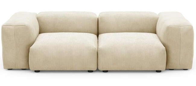 Модульный диван Фиджи 2-х секционный большой и глубокий