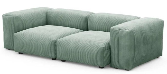 Модульный диван Фиджи 2-х секционный большой и глубокий