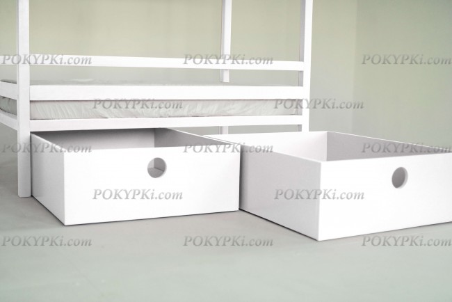 Кровать детская Дрима BOX-белая