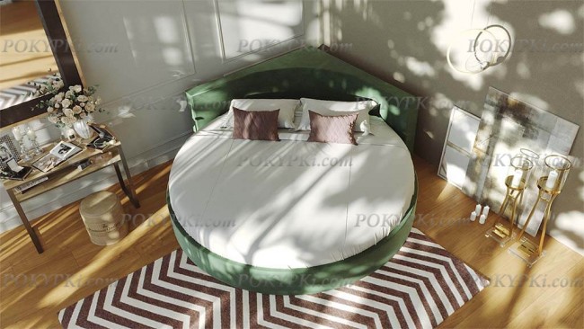 Круглая кровать Жасмин