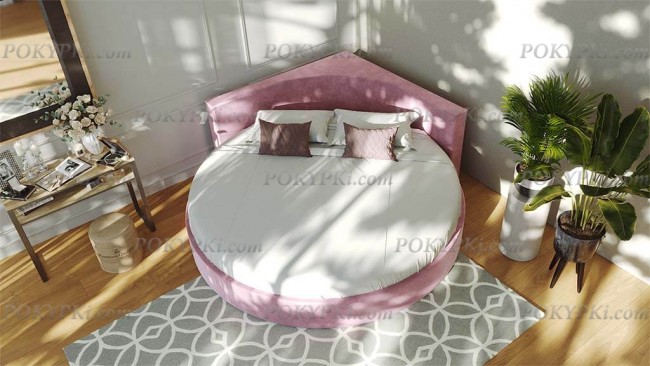 Круглая кровать Жасмин