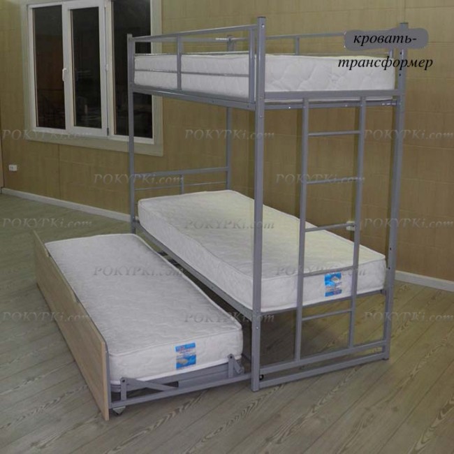 Двухъярусная кровать-трансформер с нырком