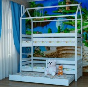 Двухъярусная кровать домик ОТЛИЧНИК Двухъярусная кровать домик ОТЛИЧНИК