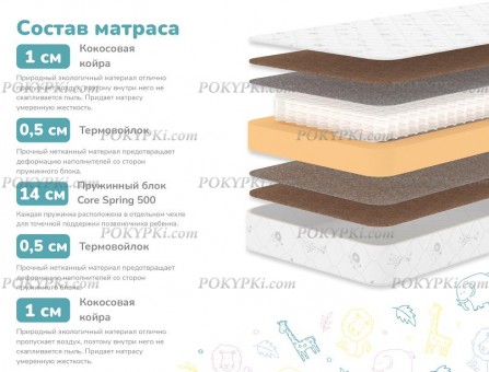 Детский матрас Dimax Волшебник Детский матрас Dimax Волшебник