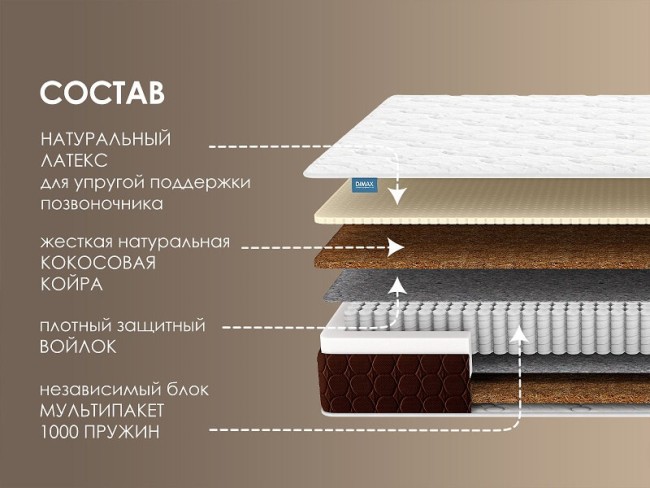 Матрас Мега Хард Лайт плюс