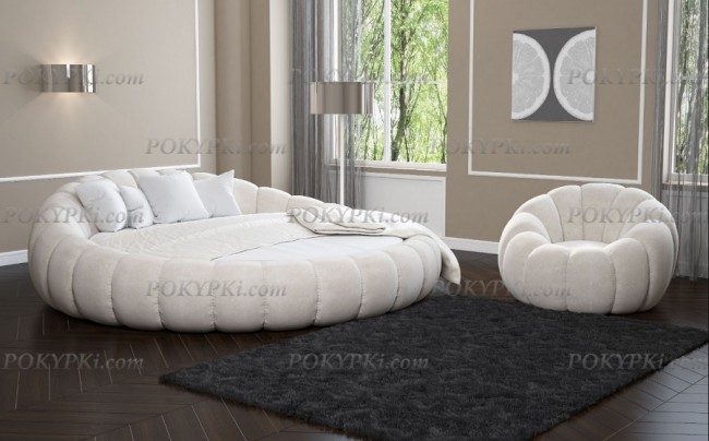 Круглая кровать Малена д= 250 см Круглая кровать Малена д= 250 см