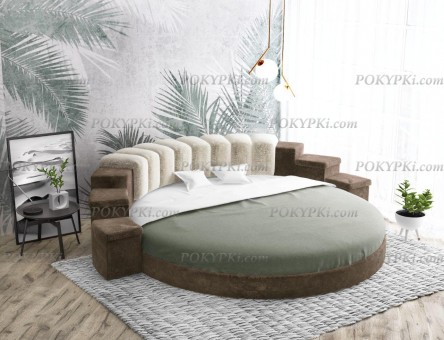Круглая кровать диван Донжон Круглая кровать диван Донжон