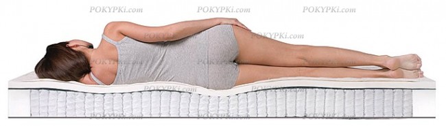 Умеренно-мягкий матрас с натуральным латексом Умеренно-мягкий матрас с натуральным латексом