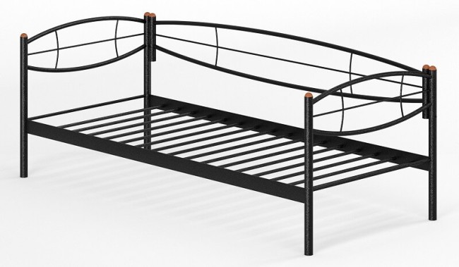 Металлическая кровать кушетка Аура Металлическая кровать кушетка Аура