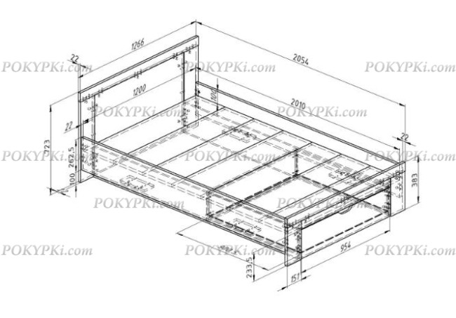 Кровать Дельта Next 19.03