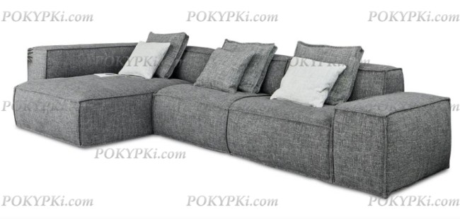 Модульный диван с оттоманкой Карибы