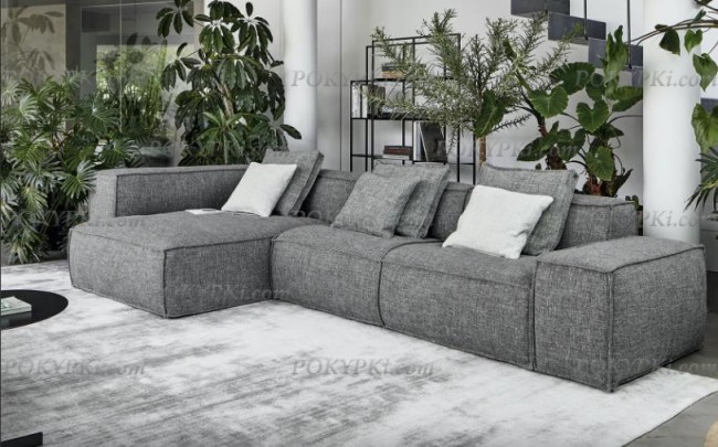 Модульный диван с оттоманкой Карибы