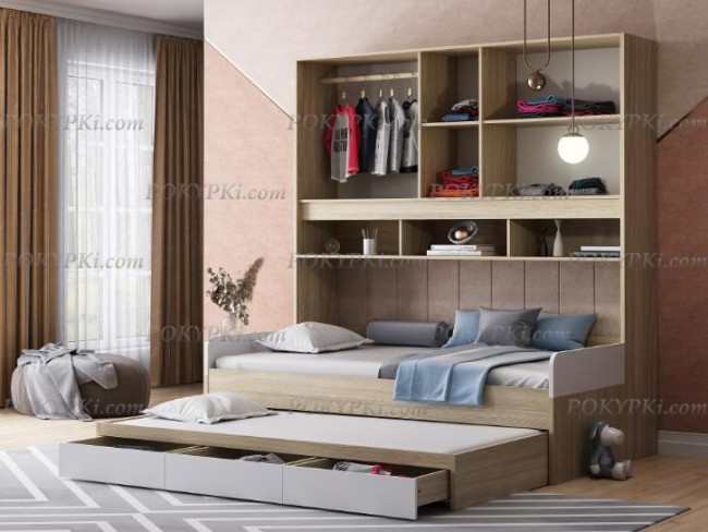 Кровать с антресолью Дельта Next 21.04