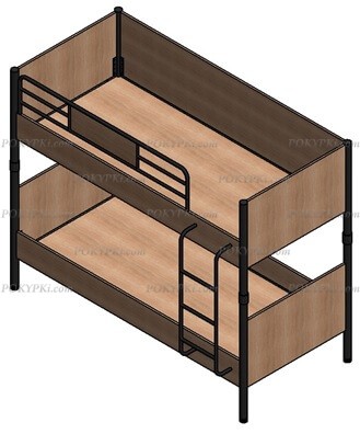 Двухъярусная кровать Дельта Лофт Натура Двухъярусная кровать Дельта Лофт Натура