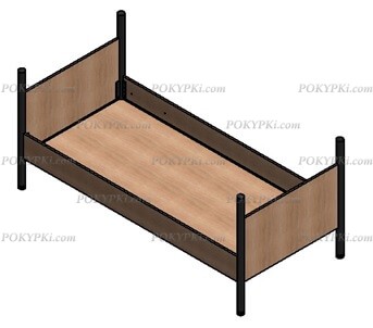 Двухъярусная кровать Дельта Лофт Натура Двухъярусная кровать Дельта Лофт Натура