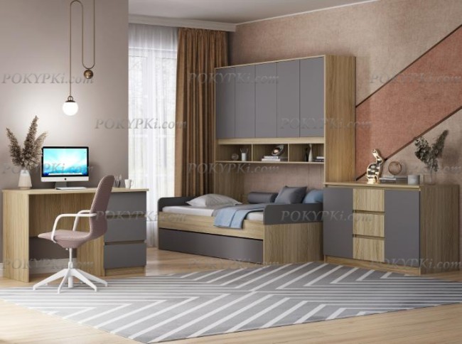 Кровать с антресолью Дельта Next 21.05