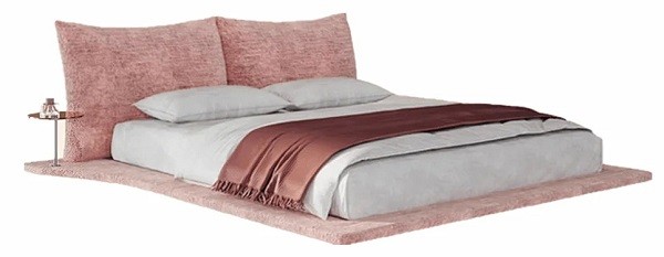 Парящая кровать с подсветкой  Testiera Fly 26