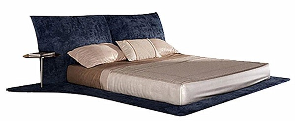 Парящая кровать с подсветкой  Testiera Fly 26