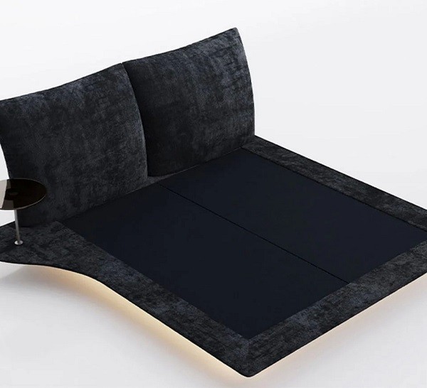 Парящая кровать с подсветкой  Testiera Fly 26