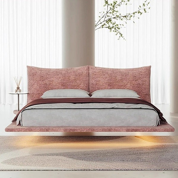 Парящая кровать с подсветкой  Testiera Fly 26