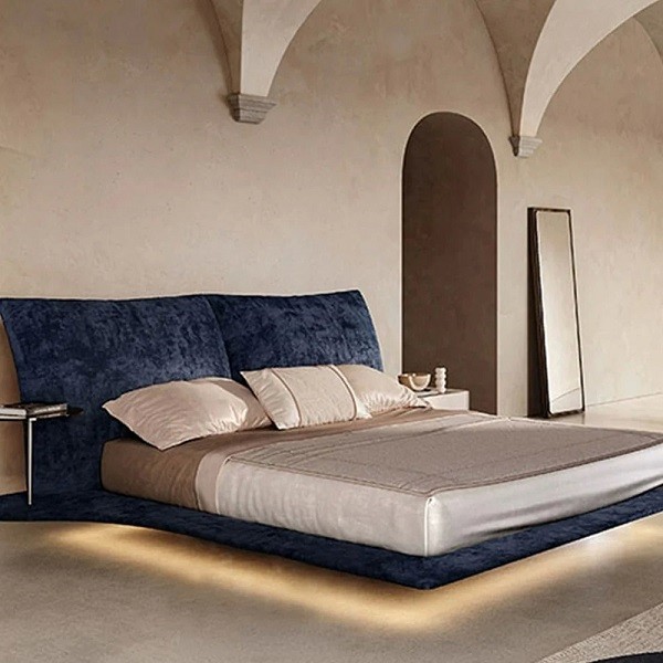 Парящая кровать с подсветкой  Testiera Fly 26