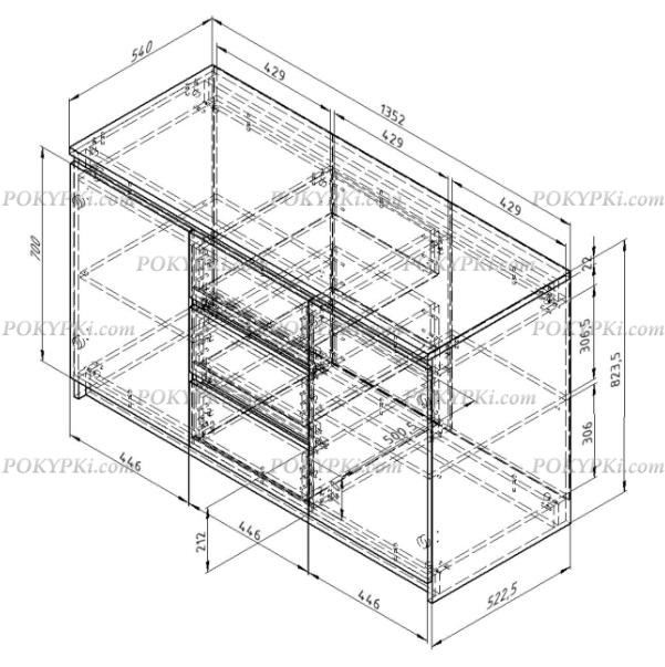 Комод Дельта Next 25.04