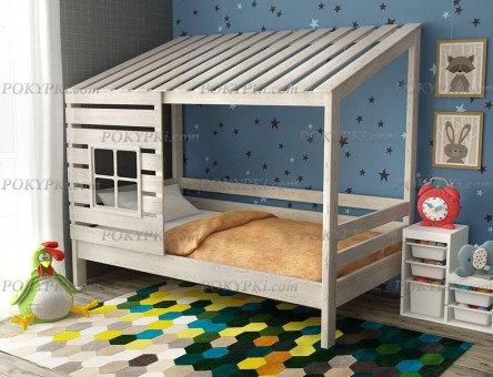 Кровать домик деревянная Апачи Кровать домик деревянная Апачи