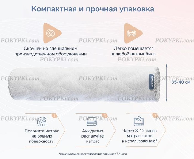 Матрас Dimax Relmas Cocos S1000 Матрас Dimax Relmas Cocos S1000