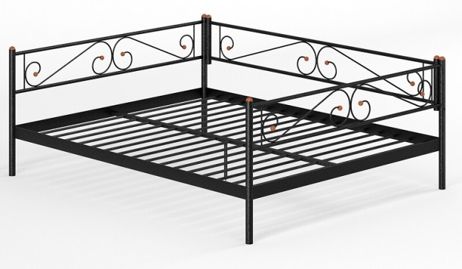 Металлическая кровать кушетка Шарм Металлическая кровать кушетка Шарм