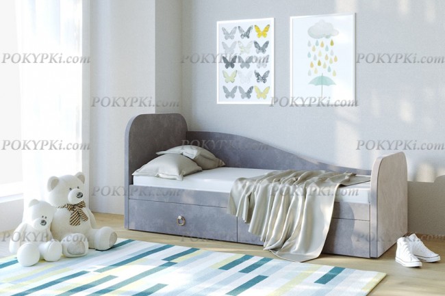 Кровать подростковая с тремя спинками Алиса  Кровать подростковая с тремя спинками Алиса