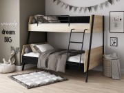 Двухъярусная кровать Дельта Лофт 20.02.04 черная Двухъярусная кровать Дельта Лофт 20.02.04 черная