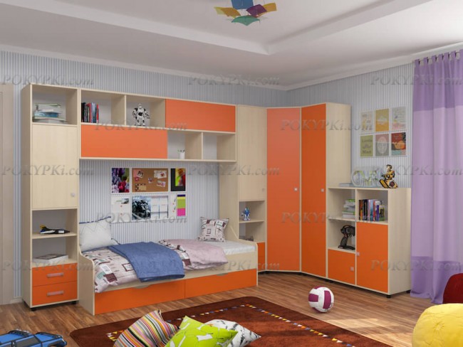 Модульная детская комната Дельта 2