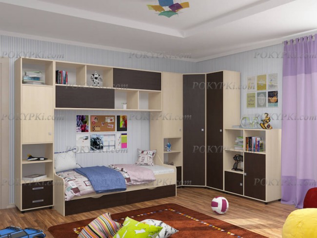 Модульная детская комната Дельта 2