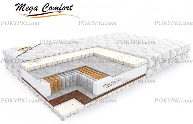 Матрас Mega Comfort Multypoket Latex Soft Mix