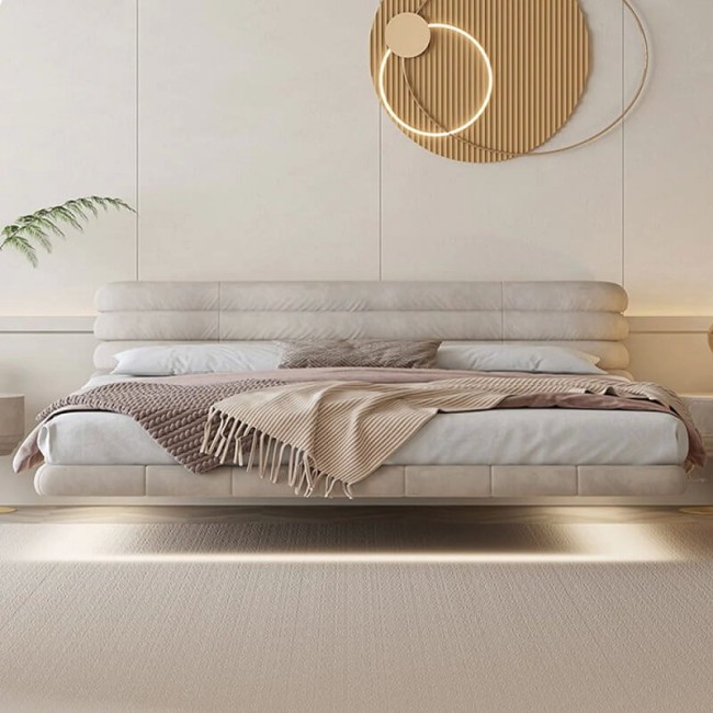 Парящая кровать с подсветкой Testiera Fly 16 Парящая кровать с подсветкой Testiera Fly 16