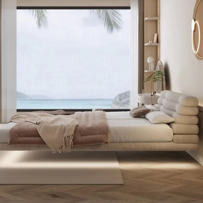 Парящая кровать с подсветкой Testiera Fly 16 Парящая кровать с подсветкой Testiera Fly 16