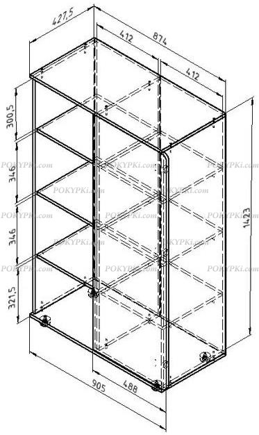 Шкаф для одежды Дельта Лофт 13 Шкаф для одежды Дельта Лофт 13