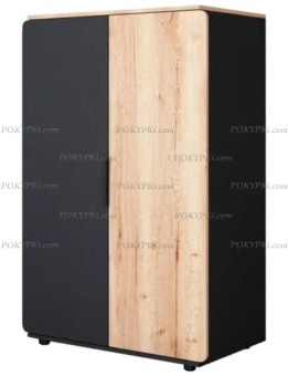 Шкаф двустворчатый для одежды Дельта Лофт 13.01  Шкаф двустворчатый для одежды Дельта Лофт 13.01