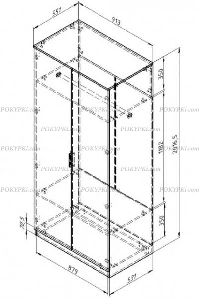 Шкаф Дельта Лофт 13.02 черный Шкаф Дельта Лофт 13.02 черный