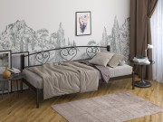 Металлическая кровать тахта Дарина