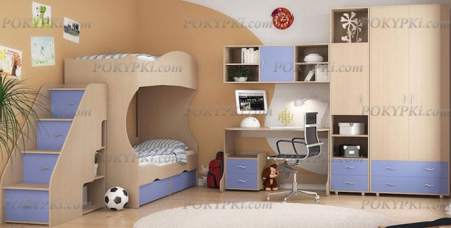 Модульная детская комната Дельта 4