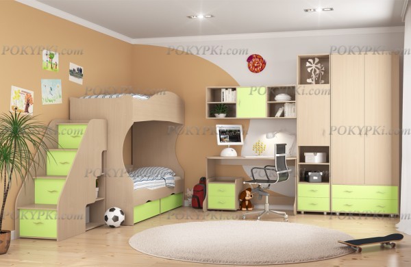 Модульная детская комната Дельта 4