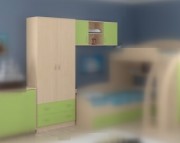 Комплект Соня 3 (шкаф+полка)