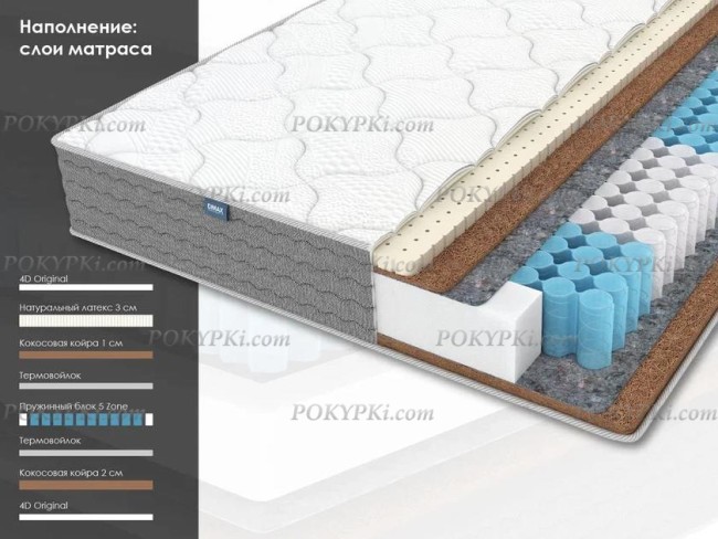Матрас Dimax ОК Медиум Хард Матрас Dimax ОК Медиум Хард