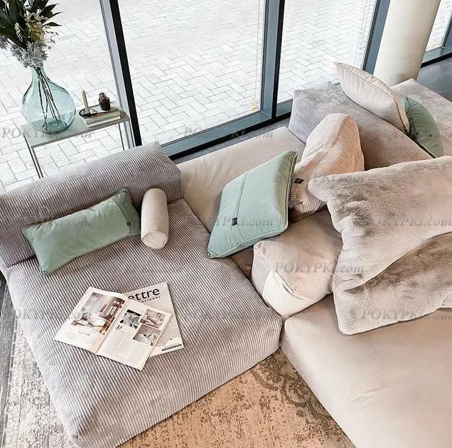 Модульный диван с оттоманкой Фиджи