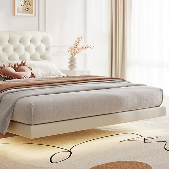 Парящая кровать с подсветкой Testiera Fly 28 Парящая кровать с подсветкой Testiera Fly 28