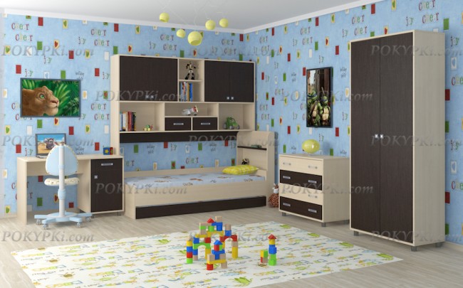 Модульная детская комната Дельта 8 Модульная детская комната Дельта 8
